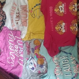 Girls T-shirt Lot 4T
